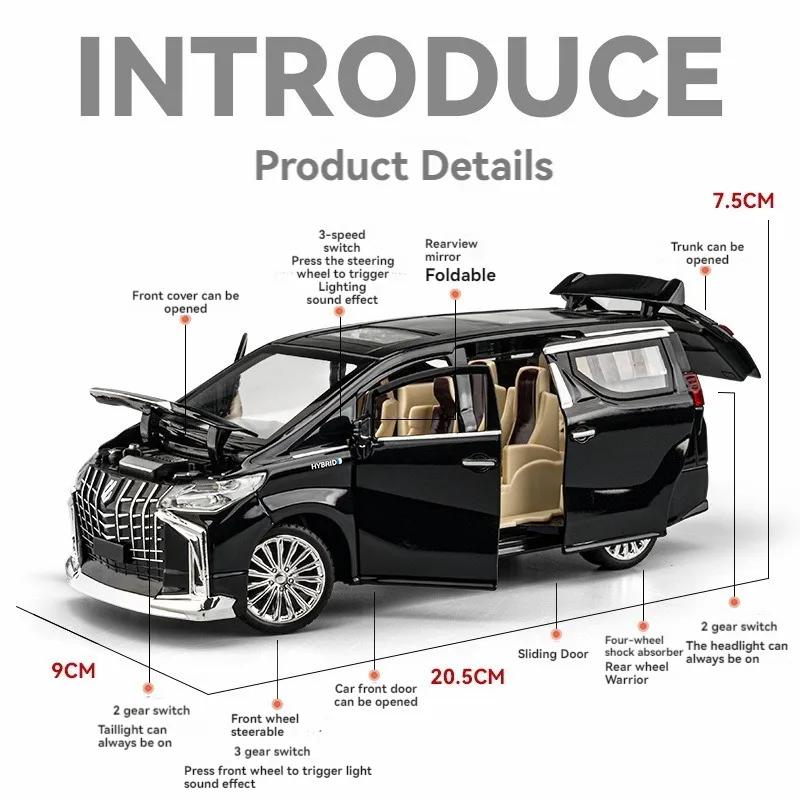 Kubaby Mobil Alphard Mainan Mobil Bisnis / Mobil Mobilan Mainan Anak / Ambulans / Mobil Polisi Off-Road / Mobil Simulasi Kota / 6