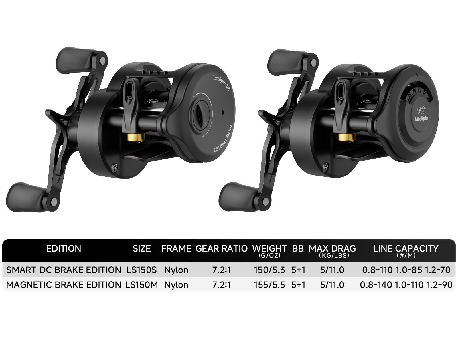 TEBEN LiteSpin DC カラー TEBEN Kekili Drum Reel LiteSpin DC with Smart Electronic Brake