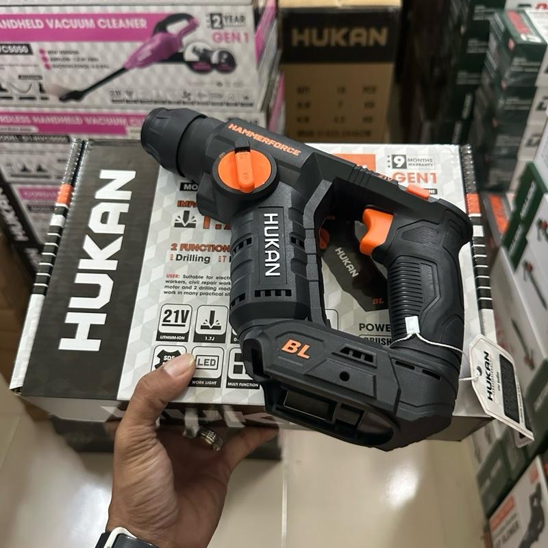Mini-Nhẹ Máy khoan bê tông 2 chức năng Hukan G1-KBC17 chính hãng - CHƯA KÈM PIN SẠC