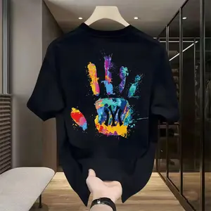 JKTee "Colored palms IYI" | Kaos Atasan Katun 24S Sablon DTG Premium Pria Wanita Unisex Lengan Pendek | Retro Streetwear Vintage Korean Style | Lembut Nyaman| COD