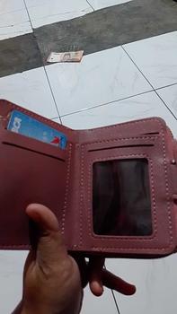 Product Review of Dompet Lipat Zipper Compact Wanita Korean Style Kartu dan Koin from R**a 1