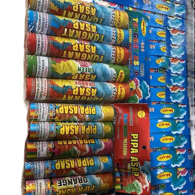 Pipa asap suporter durasi 1 menit lebih 1biji 0