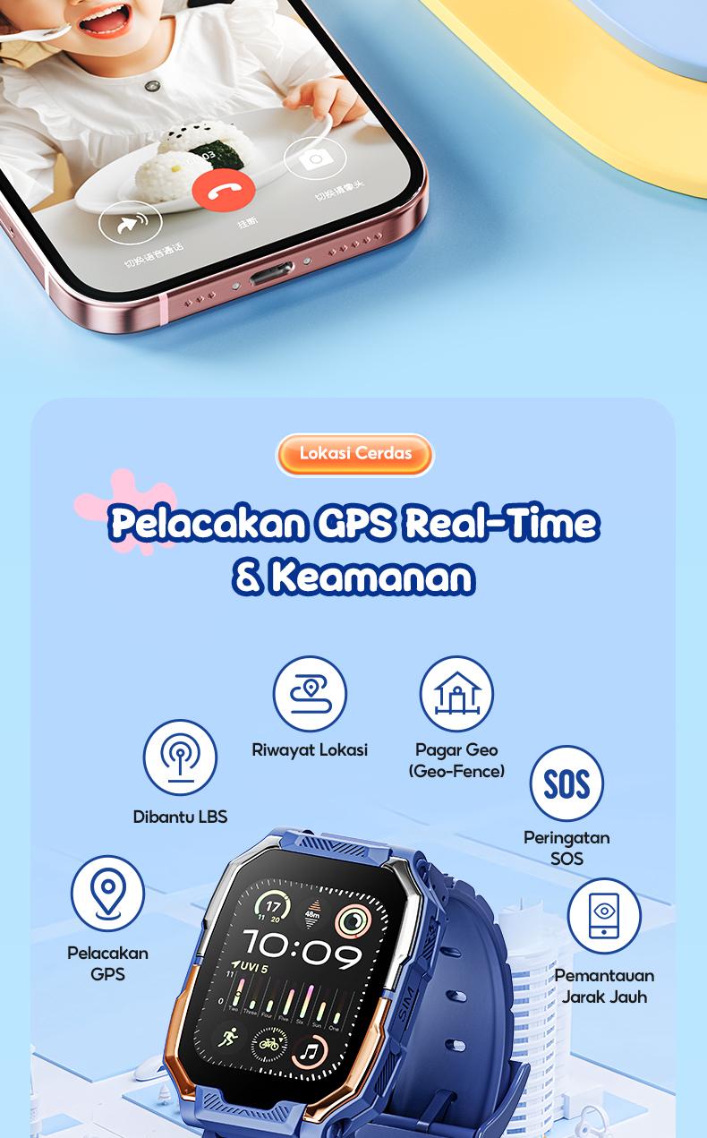 Kiumo Jam Tangan Anak 4G Kiumo Smartwatch Dengan Kamera Ganda Anti Air IP67 Smartwatch Anak Gps Digital Bluetooth Mirror Space Watch Running Ada Pace Smart Band Wifi Screen Monitor Smartwatch 360° Rotating Dual Camera HD Video Calling Jam Tangan Pink Lcd Kiumo Jam Tangan Anak 4G Kiumo Smartwatch Dengan Kamera Ganda Anti Air IP67 Smartwatch Anak Gps Digital Bluetooth Mirror Space Watch Running Ada Pace Smart Band Wifi Screen Monitor Smartwatch 360° Rotating Dual Camera HD Video Calling Jam Tangan Pink Lcd
