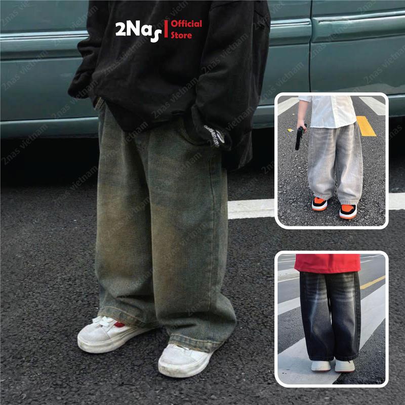 2NAS - Quần Jean Dáng Suông Basic Cho Bé Y1105