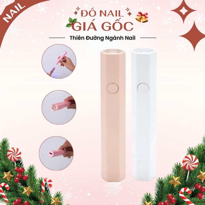 Máy hơ móng mini Led UV cầm tay các loại - Đèn hơ uv bút hơ gel móng Bảo hành 1 tháng