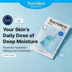 Torriden Official Dive In Sheet Mask Hyaluronic Acid I Melembapkan & Menenangkan Kulit I Hidrasi Maksimal