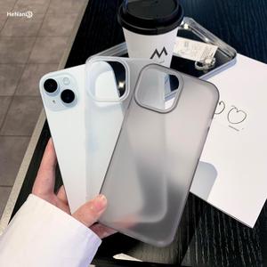 เคสโทรศัพท์ดีไซน์บางเฉียบแบบใหม่ ผิวด้าน กันกระแทก ปกป้องรอบตัวเครื่อง สำหรับ iPhone 15 และ iPhone 13 Pro Max ดีไซน์แฟชั่นมินิมอล