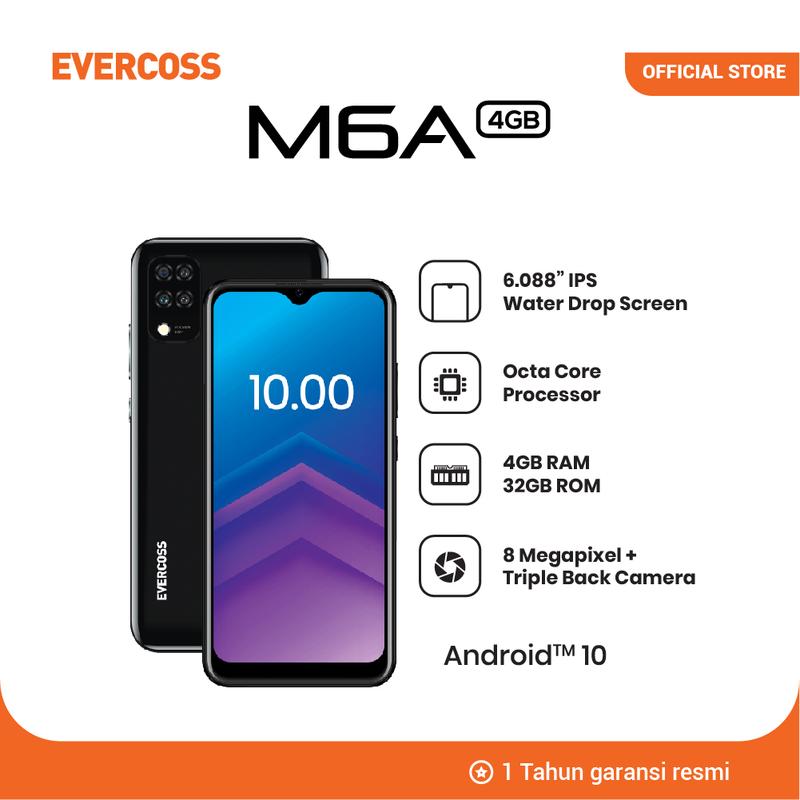 EVERCOSS M6A (RAM 4GB / ROM 32GB) 0