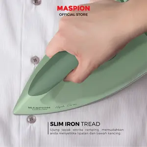 Maspion Setrika Automatic Iron Hijab Series HA 365/HA 110/EX1010BB Anti Lengket Garansi Resmi