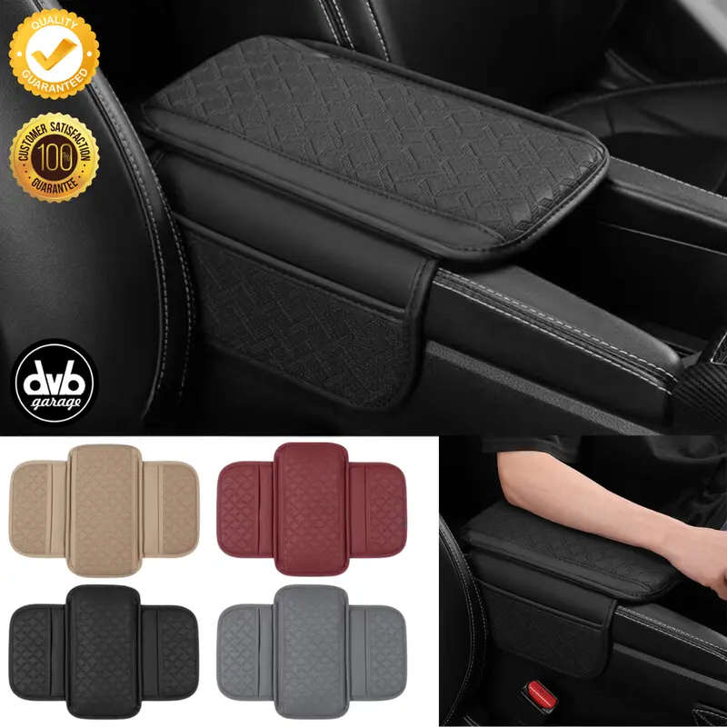 ARMREST COVER KONSOL BOX TENGAH HIGH GRADE LEATHER ARM REST KULIT CONSOLE ORGANIZER 0
