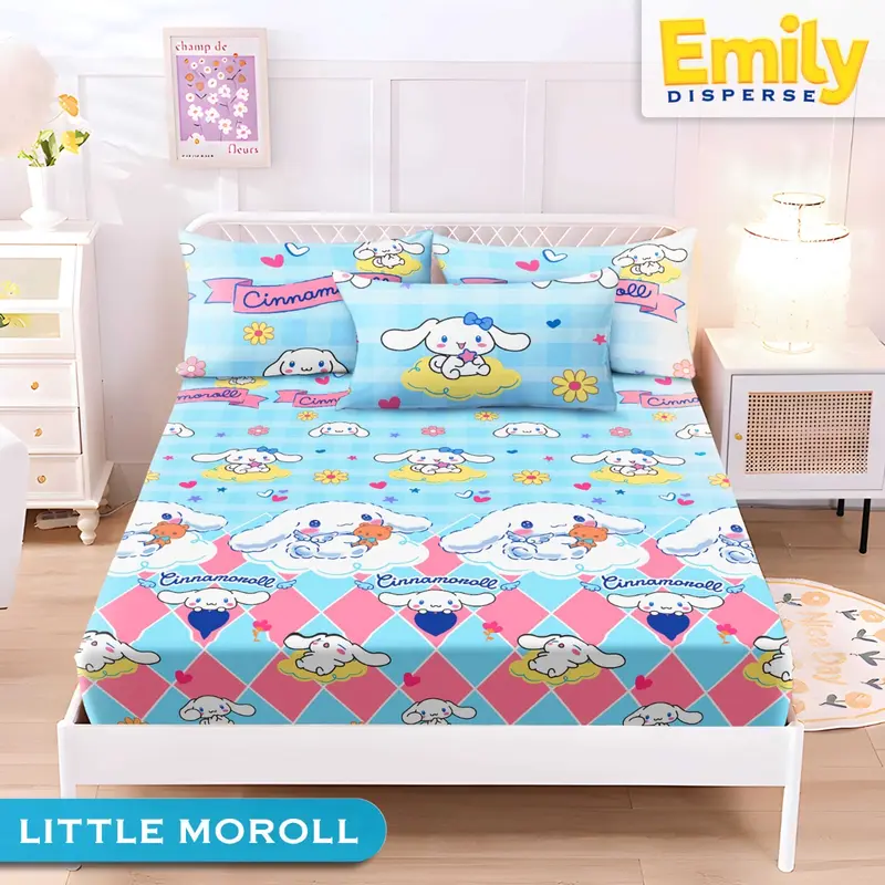 (PART 2) Sprei SATU SET Motif Kartun Anak Homemade Karakter Lucu Kartun Disperse 3