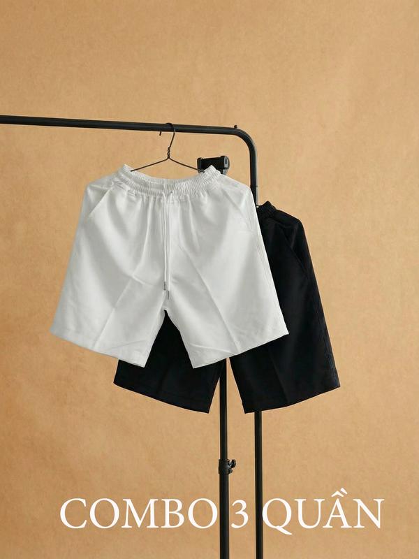 Quần Short unisex nam nữ chất cotton quần đùi Quần Lửng Có Túi quan short treng…