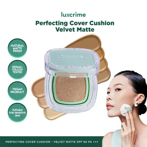 Luxcrime Perfecting Cover Cushion - Velvet Matte SPF 50 PA +++