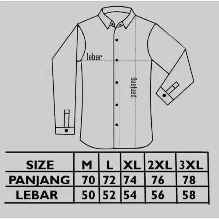Kemeja polos formal casual pria dewasa lengan panjang warna lengkap Kemeja polos formal casual pria dewasa lengan panjang warna lengkap