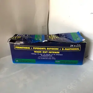 Wash out intense shampo anti kutu untuk hewan peliharaan / strip