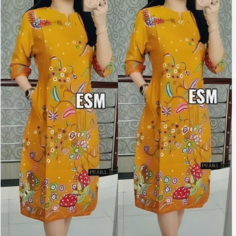 Tunik Batik Kantoran Standar Ld 106cm 1