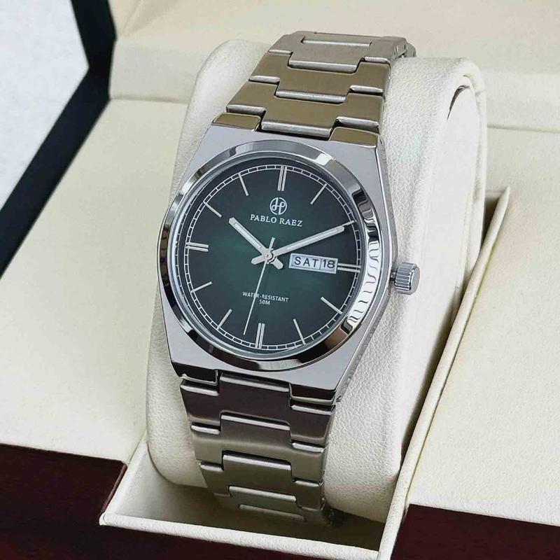 Đồng hồ nam dây thép chính hãng PABLO RAEZ P366 phong cách doanh nhân chống nước 3ATM