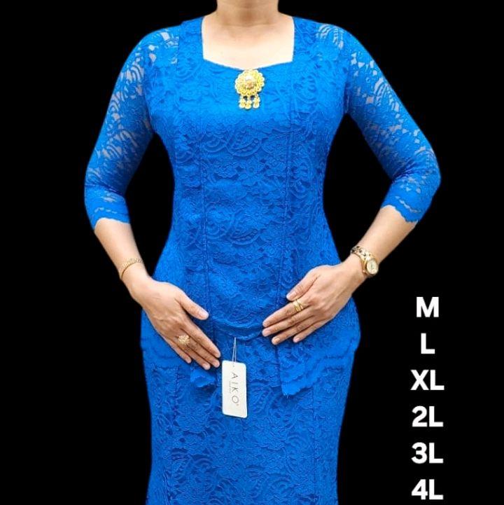 Setelan Kebaya Brokat/Set Renda Rok Panjang 0
