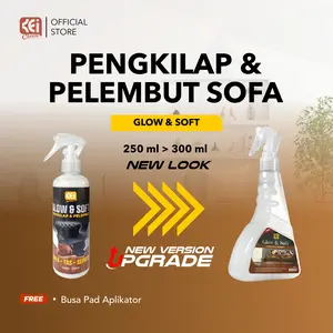 Kei Cleen Glow & Soft Pengkilap & Pelembab Sofa Tas Kulit Sepatu Jok Sofa bahan Kulit Dompet Jaket