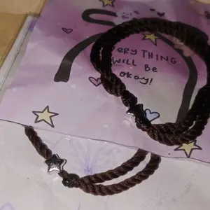Best Seller..!!! Gelang Ccb Silver Tali Pelintir Coklat Tipis Kuat Pas Tangan