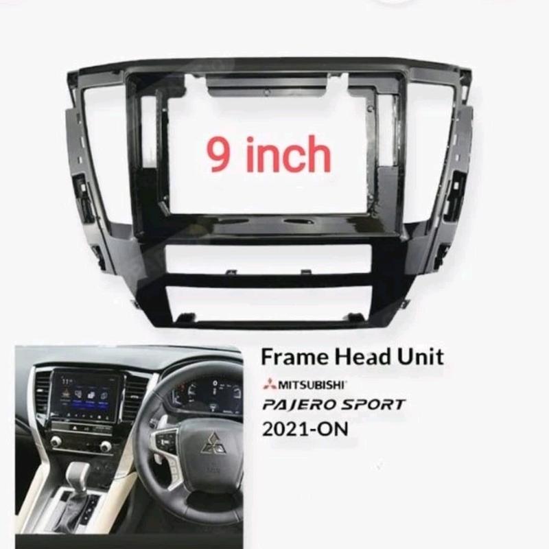 Frame Headunit Double Din Android Mitsubishi Pajero Sport 9"/10" Inch Car 0
