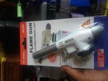 Product Review of Flame Gun Torch Pemantik Kepala Gas Kaleng Tabung Portabel from Z**h 0