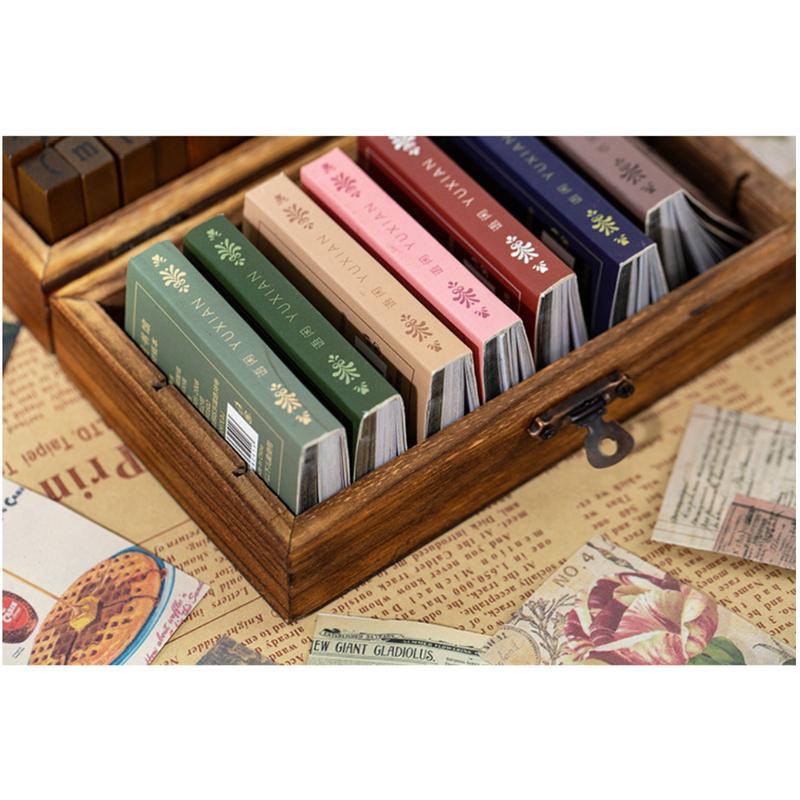 【MAPLESOL】100Pcs Scrapbook Deco Paper DIY Planner BuJo Kertas Decor Journal / Kertas Dekorasi Planner Hiasan 4