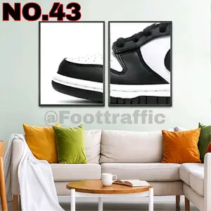 NO.43 NIK3 DUNK BLACK WHITE (COD)