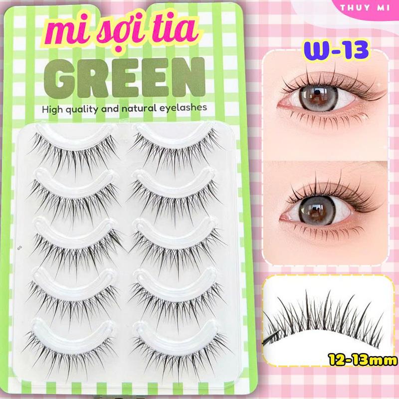 Mi Giả Gân Trong Tự Nhiên W13 GREEN Thuỷ Mi