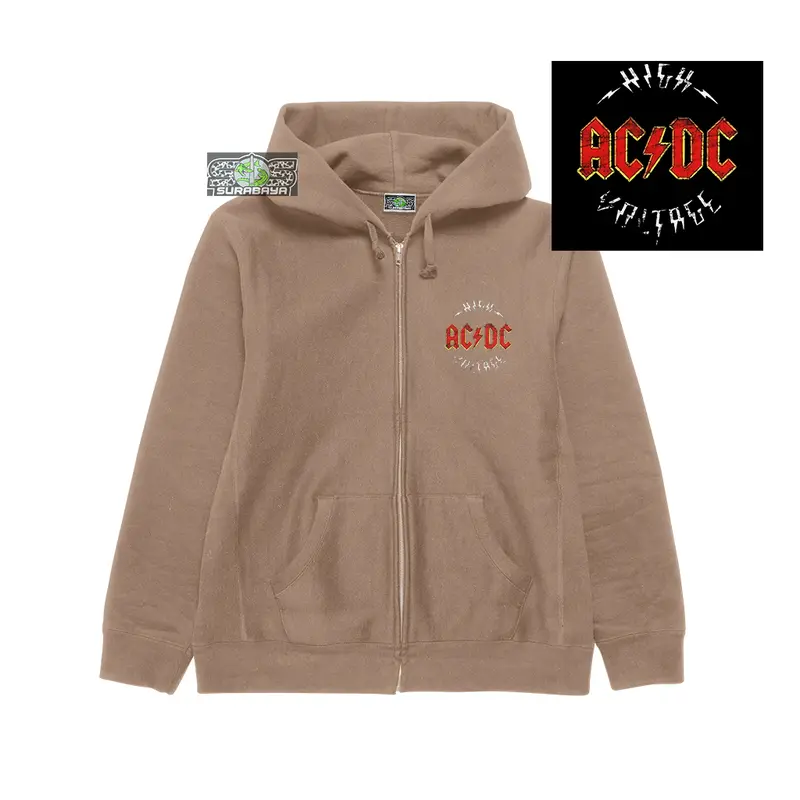 COD Jaket Anak Laki Perempuan Motif ACDC HITAM Usia 3 4 5 6 7 8 9 10 Tahun Premium Quality 5
