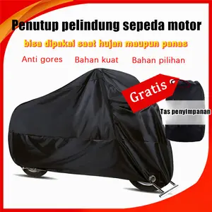 Sarung motor 100% tahan air Sarung Cover Motor Plastik Transparan 3a Selimut Tutup Motor NMAX PCX VARIO VESPA FAZZIO XMAX SCOOPY BEAT KING VIXION NINJA CBR
