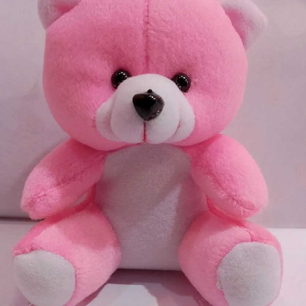 Boneka Mini Sompenir Tedy Bir Pink Tinggi 15 Cm Bahan Velboa Lembut Isian Silikon Full Kado Wisuda Buket Lucu Imut Bunga Hadiah Dolls toy chica bone kamurah