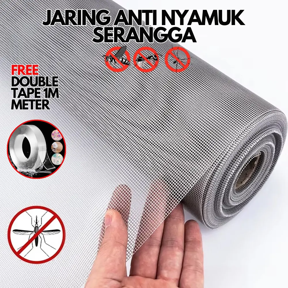 SAEID - PROMO - Kasa Nyamuk Jaring Jendela Ventilasi Jaring Nyamuk Murah Berkualitas untuk Jendela dan Pintu