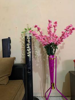 Product Review of bunga hias bunga pojok sakura mihua k 14 set pot besi BUNGA PELASTIK from J**a J**e 1