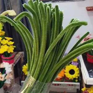 [100PC] Kawat Bulu Premium 8MM Tebal 30Cm / Kawat Bulu Mercy Pipe Cleaner Tangkai Bunga Kawat Hijau 40cm / Kawat Bulu Mainan Anak Craft DIY Kerajinan Tangan ANEKA DIY Pipe Cleaner