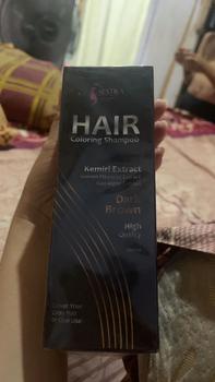 Product Review of (Promo Spesial) Aestika Dark Brown Hair Coloring Shampoo  - Pewarna Rambut Beruban Extract from H**4 0