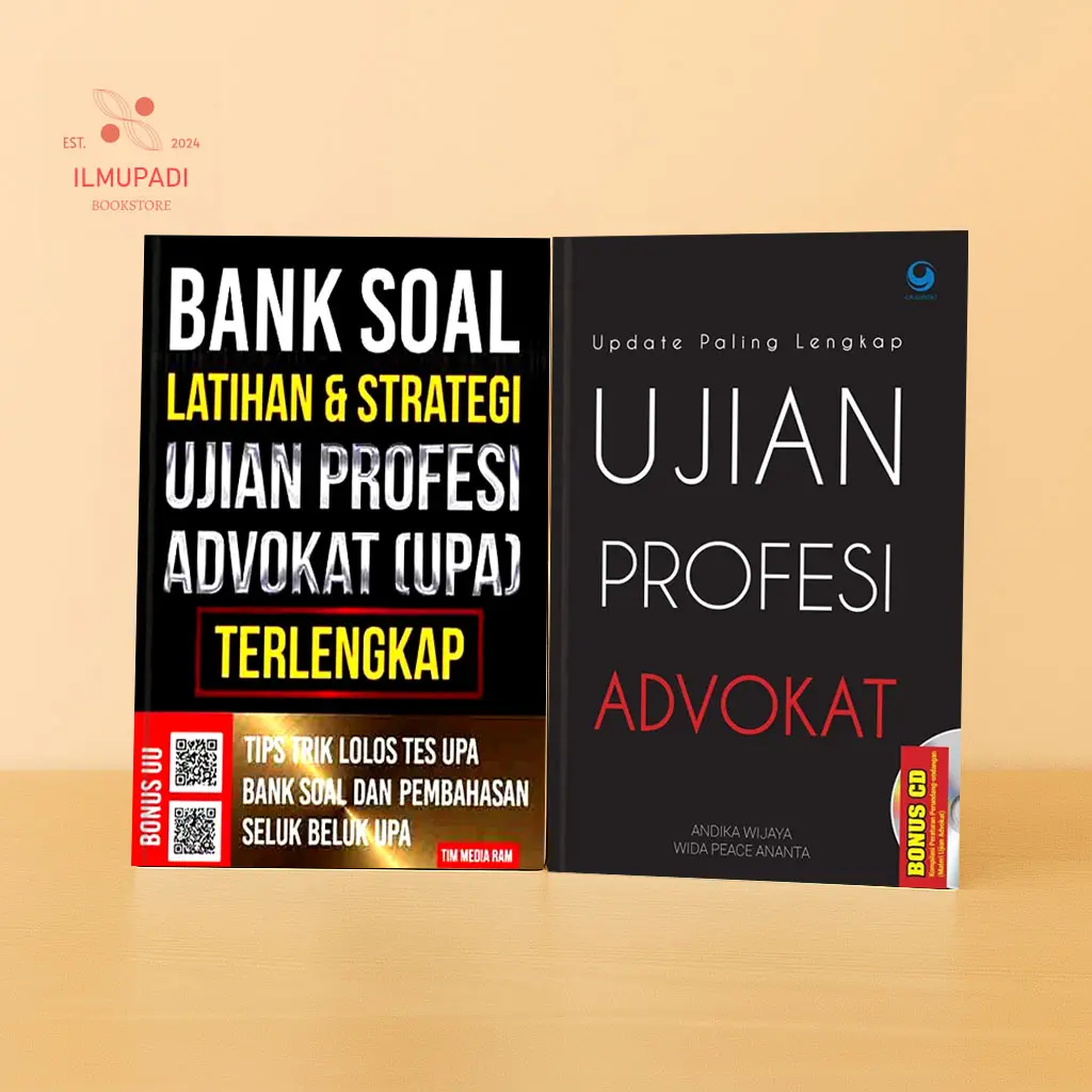 (PAKET 2 BUKU) Bank Soal Latihan Ujian Profesi Advokat (UPA) dan Ujian Profesi advokat | hukum advokat persiapan ujian