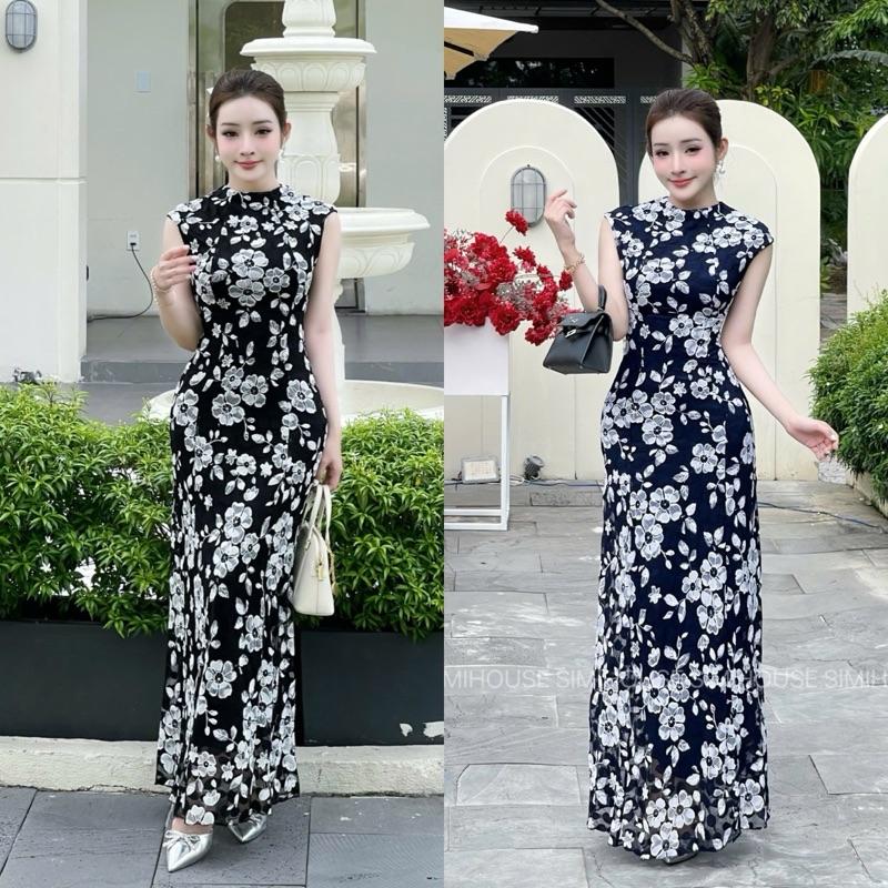 VÁY BODY REN D100 THÊU HOA NỔI / Đầm body ren hoa nổi  women dress ( SIMIHOUSE)