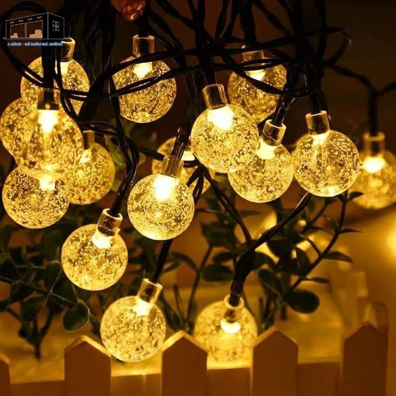 Dây đèn led bi bọt nước trang trí trong nhà, ngoài trời, chống nước.