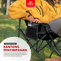 Gambar SPEEDS Kursi Lipat 2 Orang Double Moon Chair Tahan Aus Kursi Dobel Lebar Bersantai Keluarga Camping Outdoor 031-62 - 20 HITAM dari Speedshome Kota Surabaya 4 Tokopedia