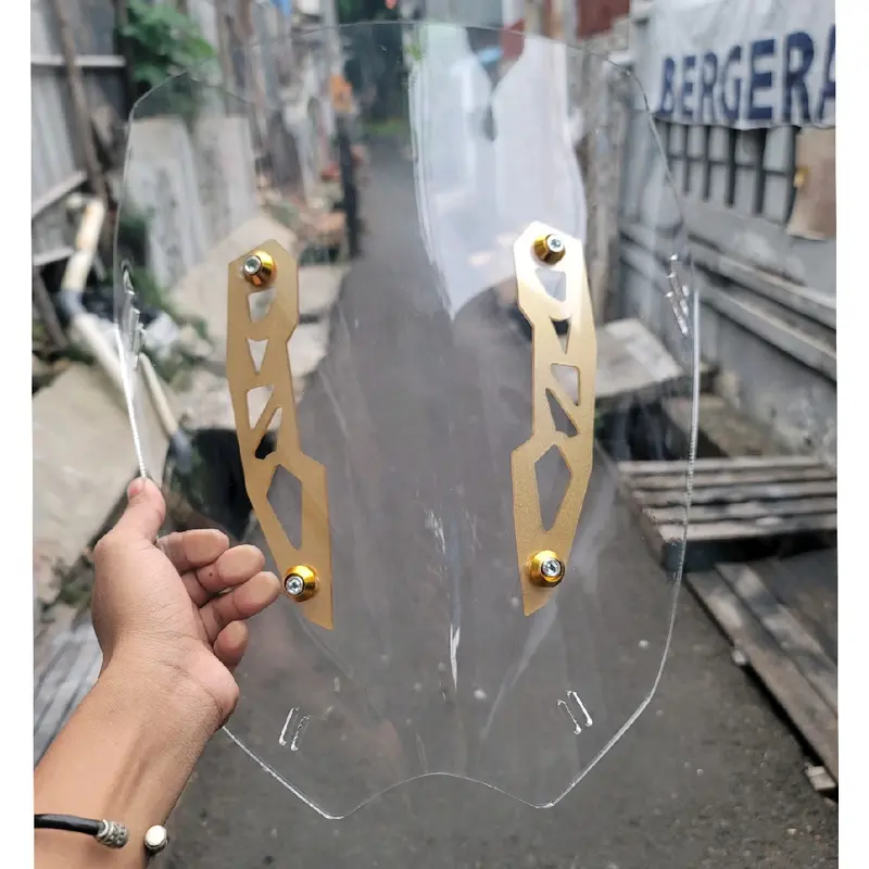 Paket Visor Plus Breket Yamaha Nmax Turbo Windshield Nmax Neo Turbo 3