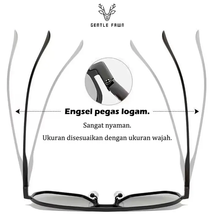 Gray Pink Sunglasses Kacamata Hitam Anti Silau Tony Stark Unisex 8692 3