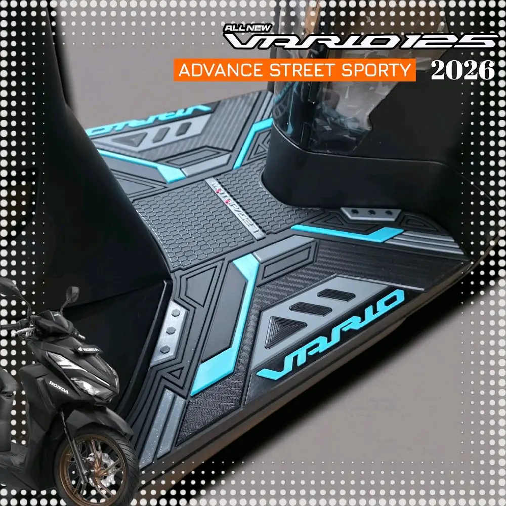 Karpet Vario 125 New 2026 Alas Pijakan Kaki Motor Vario 125 New 2026 Rubber Premium V2 Advance Street Sporty 2026
