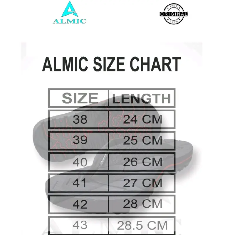 ALMIC-Sandal Jepit Gunung Adventure Biokov 2.5 Original Grey Sendal Jepit Outdoor Pria Wanita Karet Hitam 8
