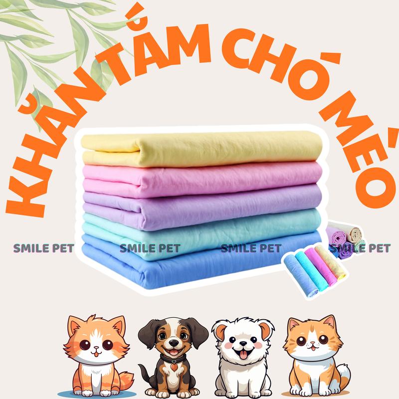 Khăn cho Pet, Khăn vải khô nhanh siêu thấm, Khăn cho chó, Khăn cho mèo