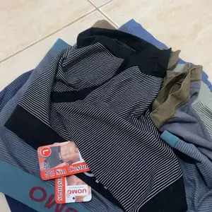 【beli 4 gratis2】 S9029 (BB40-90kg) Celana dalam lari pria Prancis - Anti-wear, cepat kering, 12 warna acak Boxer Fit Soft Seamless Basic Sport