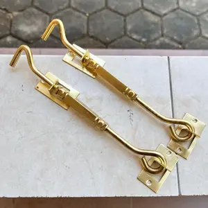 Hak angin segi kuning cantolan penahan jendela 8 inch / 20 cm