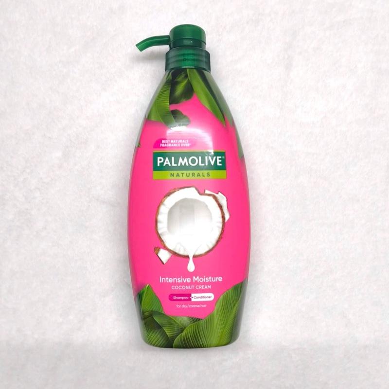 Dầu Gội Và Xả Palmolive Thiên Nhiên dưỡng Ẩm Bổ sung Chiết Xuất Sữa Dừa 600ml