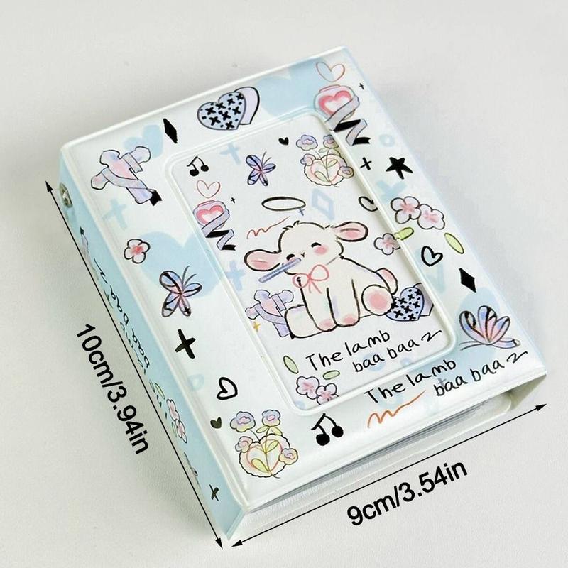 Album Ảnh 3 Inch, Mới, Dung Lượng Thẻ 32 Chiếc, Chất Liệu PU, Thích Hợp Cho Người Sưu Tập Thẻ Thần Tượng, Đóng Gáy Lá Rời 2