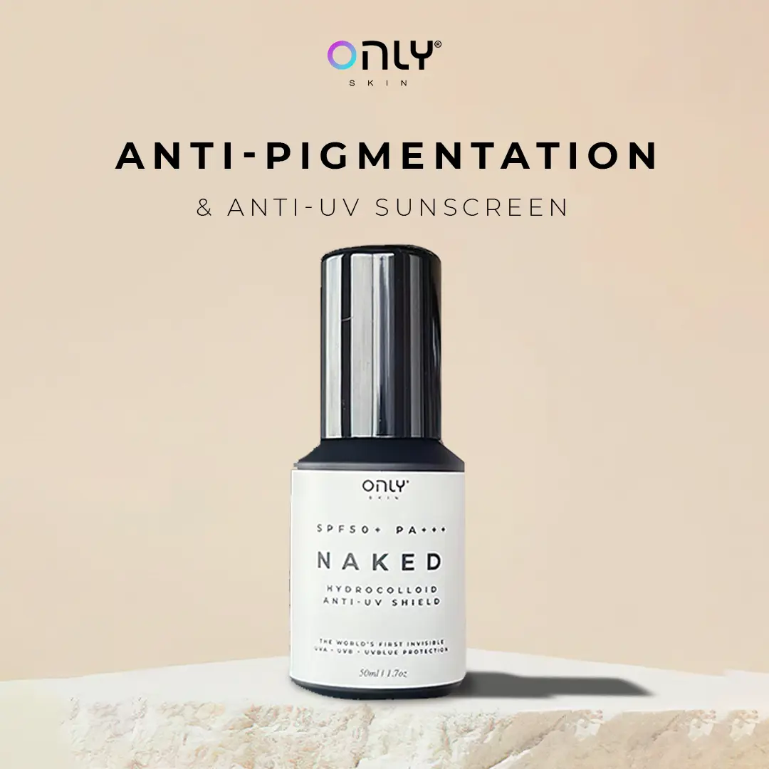 ONLYSkin Anti-Pigmentation SPF 50+ PA+++ NAKED Hydrocolloid Sunscreen UV Protection 50ml Facial Skincare
